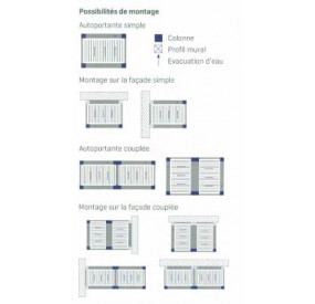 AZURE 3.5m par 4m PRIX LIVRE Partout en France