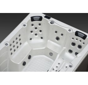 S520 Spa de nage en 5,20m vue de dessus massage