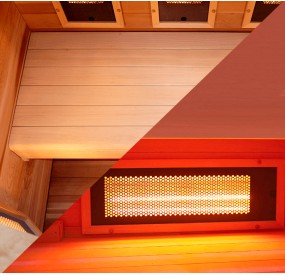Sauna PureWave 3 places banc