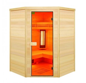 Sauna 4 places angles
