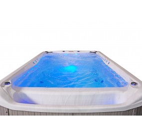 SPA DE NAGE S390 390 X 220 X 145 - Vue coté débordement