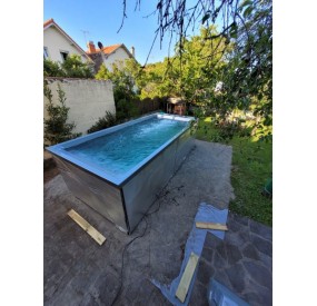 SWIM SPA 5.5 EN EAU Vue de Dessus