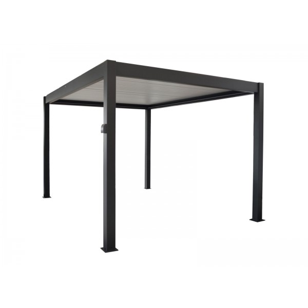 Pergola GRISE en 3 x 4 autoportée