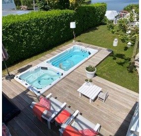 SB594 Spa Bizone haut de gamme encastré vue dessus