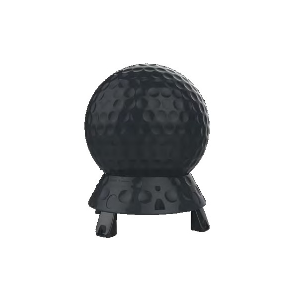 BOULE SOLAIRE 40L noire avec pieds