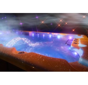 SPA DE NAGE SMB3900 Eclairage en marche et violet