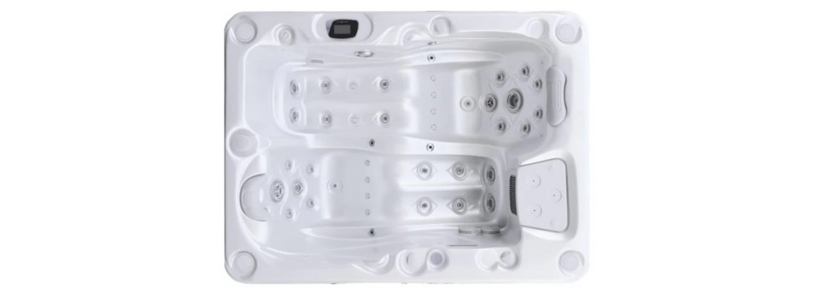 Spa 2 personnes allongées, spa 2 places allongées pour intérieur ou extérieur - Aquatech Spa