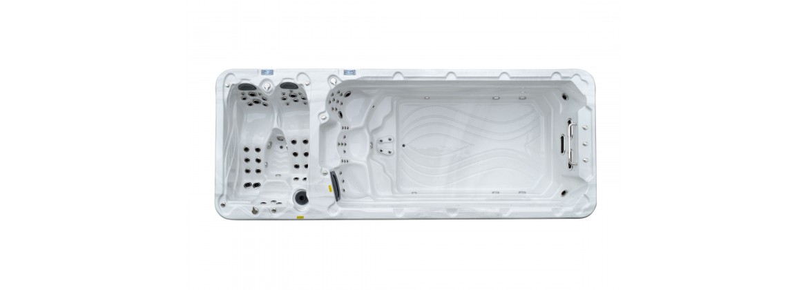 Spa de nage bi-zones, spa de nage double bassin, spa de nage 2 zones - Aquatech Spa